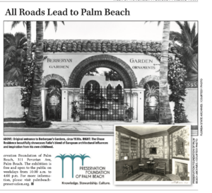 Preservation Foundation of Palm Beach Announces New Exhibition for 2024-2025
